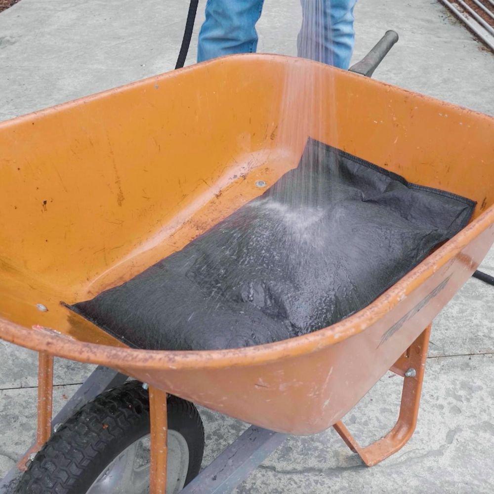 Quick Dam Black 12 x 24 x 3-1/2 in. Water Activated Flood Bag 