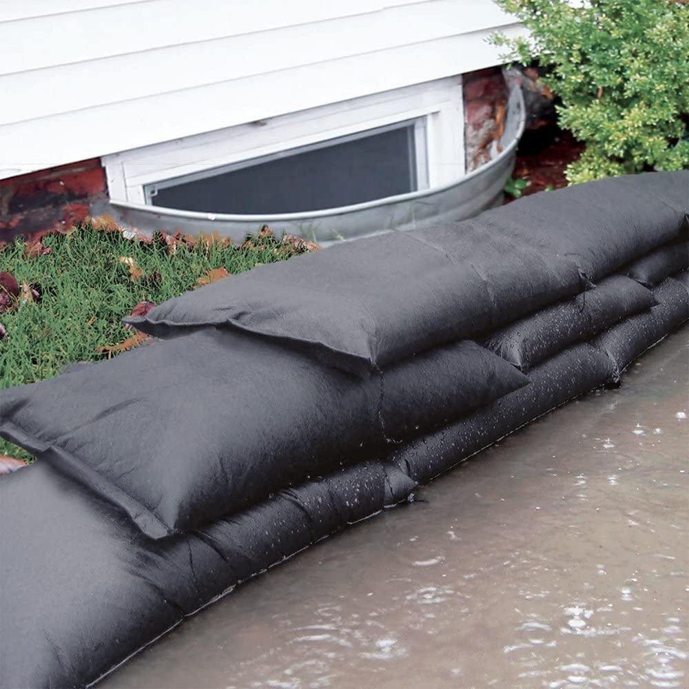 Quick Dam Black 12 x 24 x 3-1/2 in. Water Activated Flood Bag 
