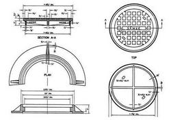 24 in. x 4 in. Manhole Frame and Cover
