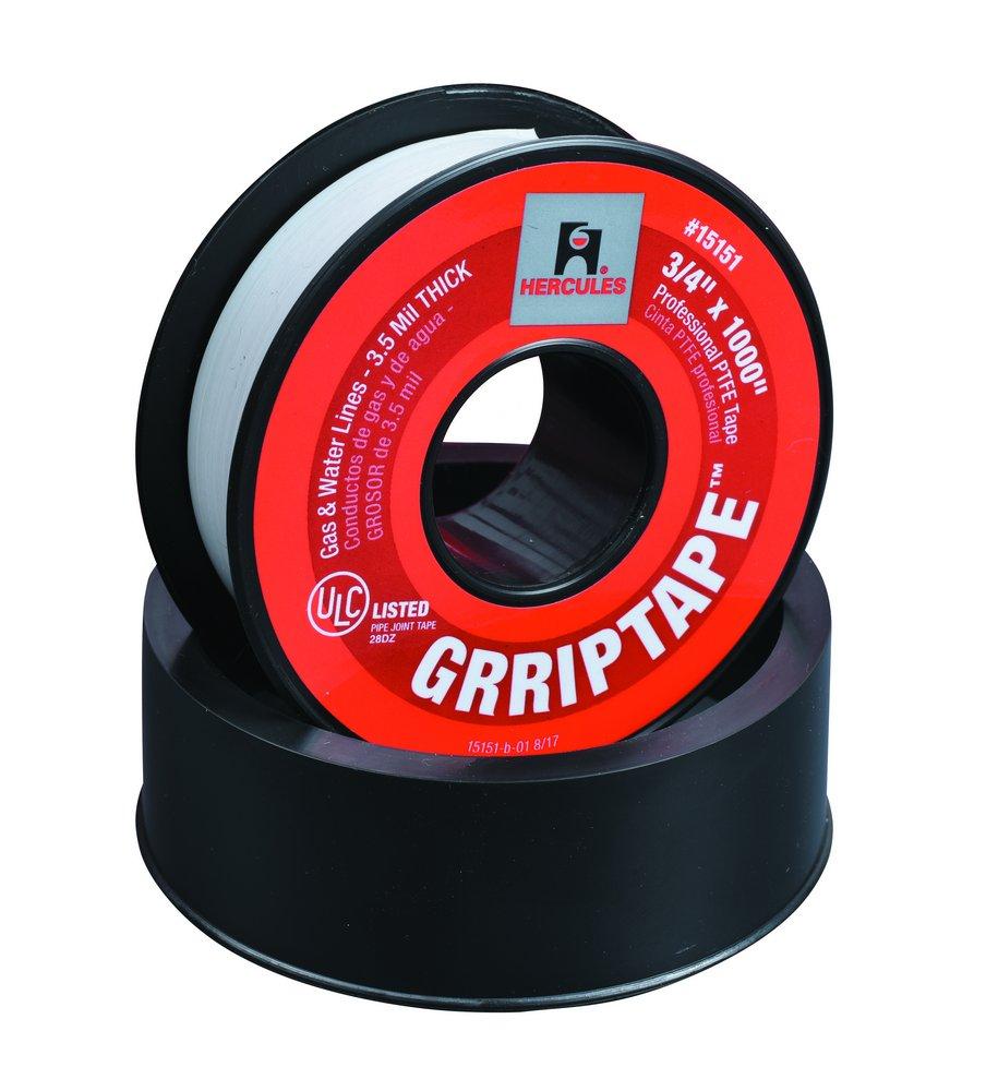Hercules&reg; Light Grey 1000 in. Professional PTFE Tape 