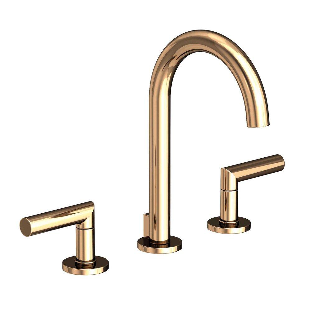 Newport Brass French Gold - PVD Two Handle Widespread Bathroom Sink Faucet 