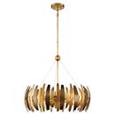 Metropolitan Ardor Gold 60W 6-Light Medium E-26 Incandescent Chandelier 