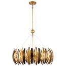 Metropolitan Ardor Gold 60W 8-Light Medium E-26 Incandescent Chandelier 