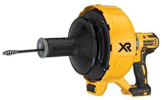 DEWALT Yellow Brushless Drain Snake Tool Only 
