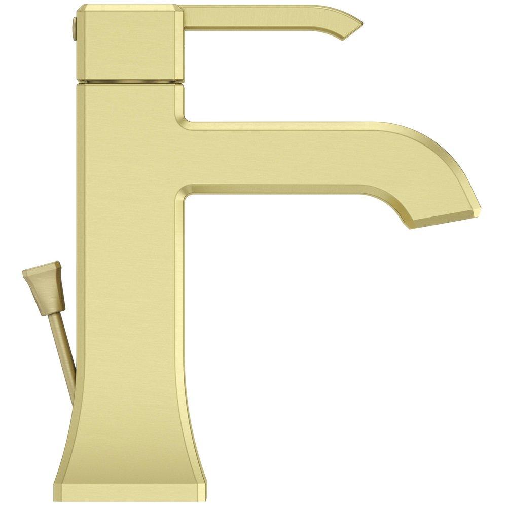 Pfister Brushed Gold Single Handle Monoblock Bathroom Sink Faucet 