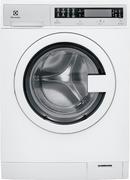 25 in. 2.4 cu. ft. Electric Front Load Washer in Island White
