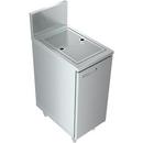 19 x 18 in. Underbar Close Base Cabinet with Drainboard in Stainless Steel