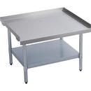 36 x 24 in. 304 Stainless Steel and Galvanized Steel Standard Equipment Stand with Under Shelf