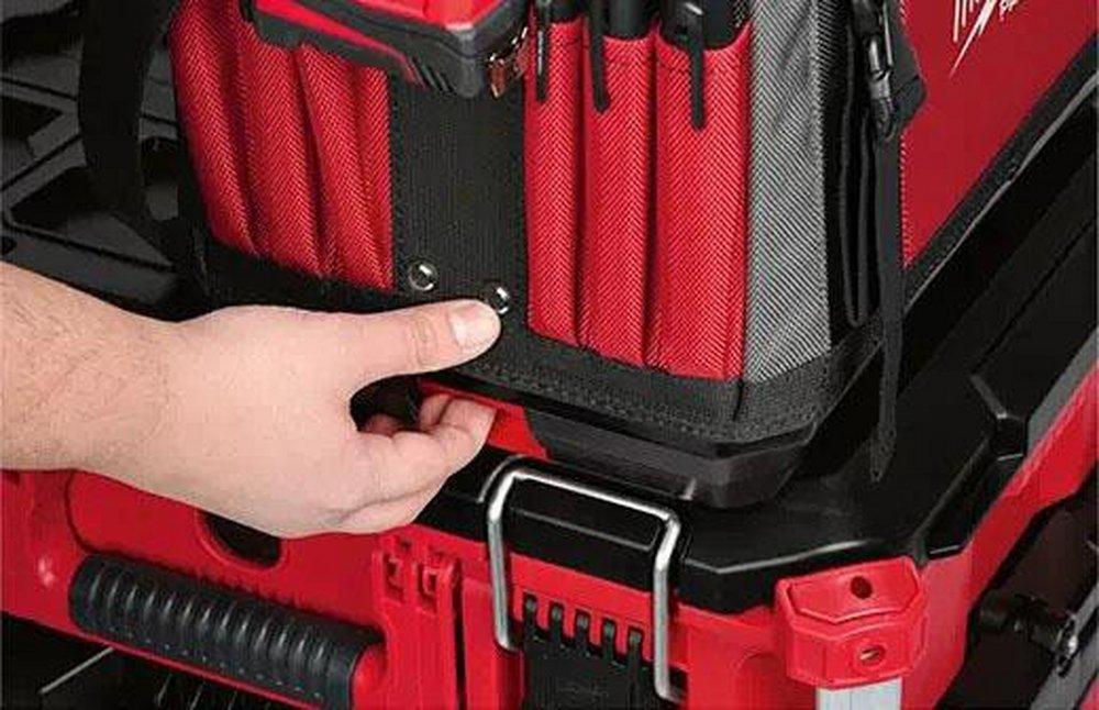 Milwaukee&reg; Red 11 x 15 in. Ballistic Metal Tote 