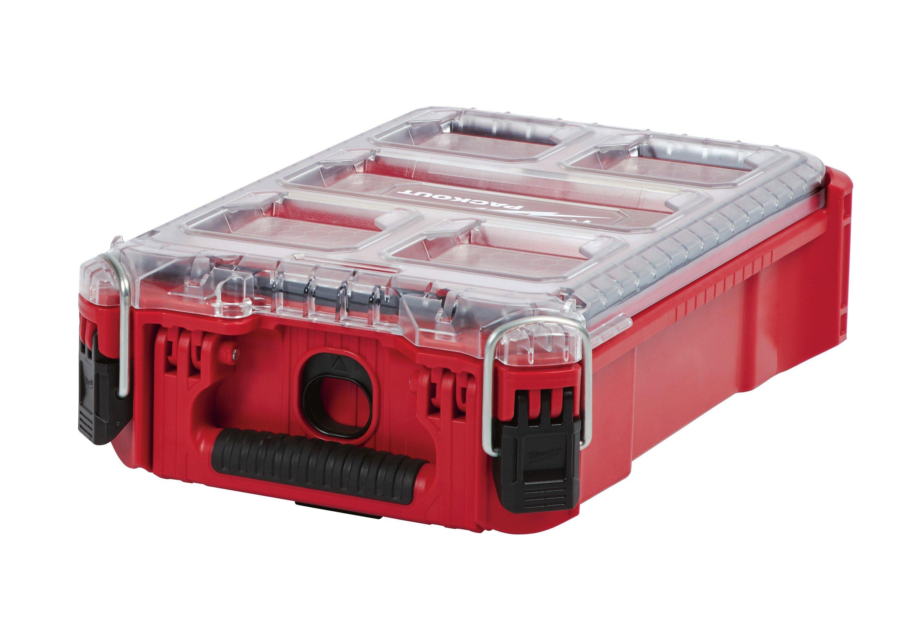 Milwaukee&reg; Red 9-4/5 in. Resin Tool Box 
