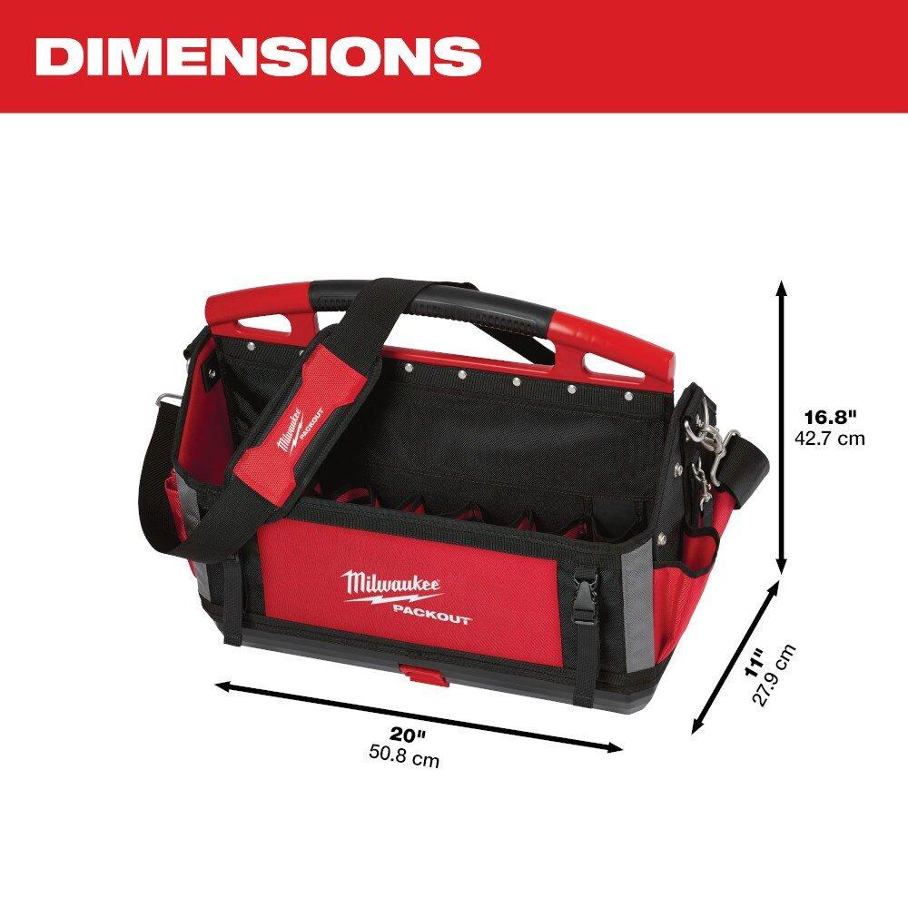 Milwaukee&reg; Silver 10-4/5 in. Ballistic Tote 