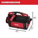 Milwaukee&reg; Silver 10-4/5 in. Ballistic Tote 
