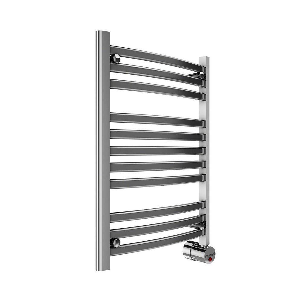 Mr Steam Polished Chrome Electric Towel Warmer with Digital Timer 