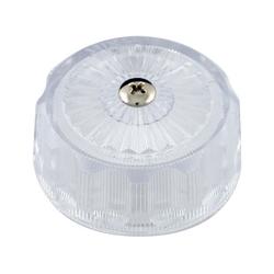 Acrylic Volume Control Shower Handle in Clear