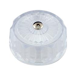 Acrylic Volume Control Shower Handle in Clear
