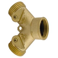 3/4 in. Brass Hose Wye