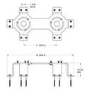 Pfister Unfinished 16 in. Metal Adapter 