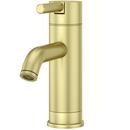 Single Handle Centerset Bathroom Sink Faucet in Brushed Gold