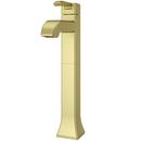 Single Handle Vessel Filler Bathroom Sink Faucet in Brushed Gold