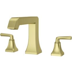 Two Handle Roman Tub Faucet in Brushed Gold (Trim Only)