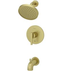 One Handle Single Function Bathtub & Shower Faucet in Brushed Gold (Trim Only)