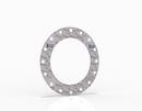 Garlock Off White 0.125 in. 150# Full Face SBR Gasket 