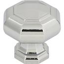 Atlas Homewares Polished Chrome 1-1/4 in. Octagonal Cabinet Knob 