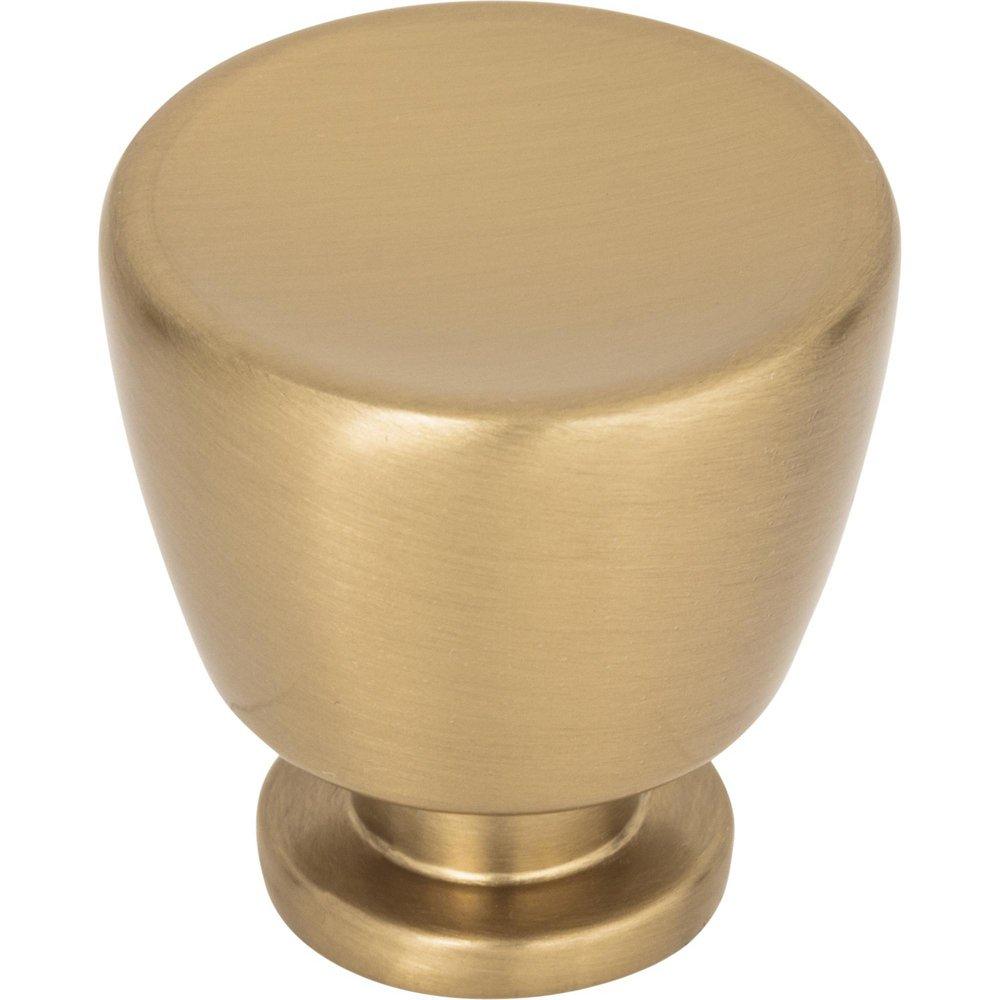 Atlas Homewares Warm Brass 1-1/4 in. Round Cabinet Knob 