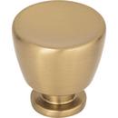 Atlas Homewares Warm Brass 1-1/4 in. Round Cabinet Knob 