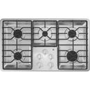 GE® Stainless Steel 5 Burner Sealed Cooktop 