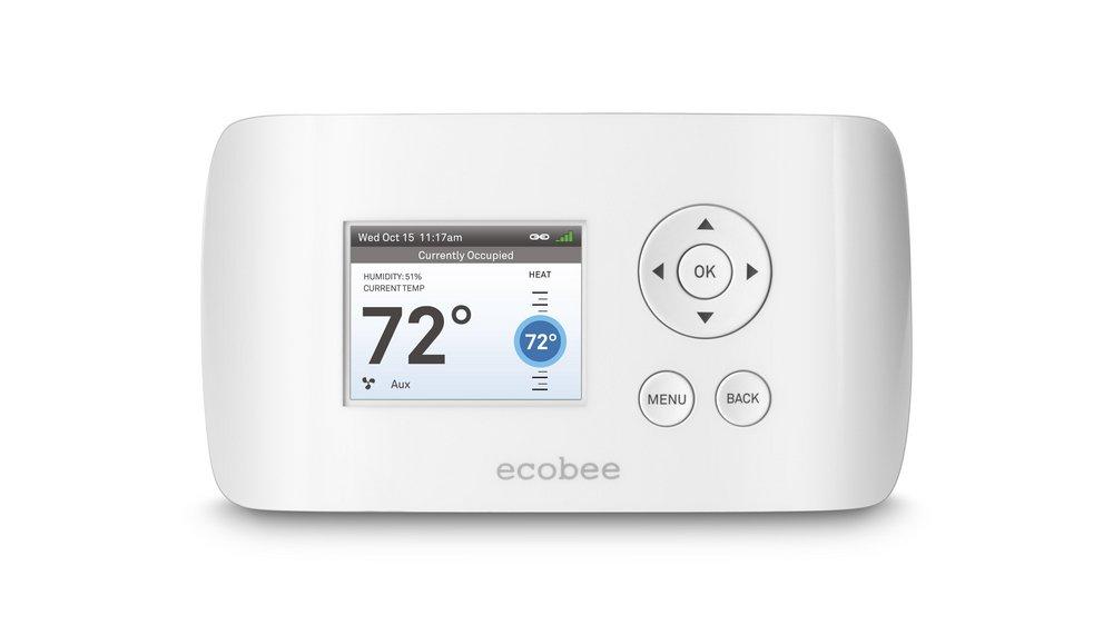 Ecobee White 2H/2C, 3H/2C Programmable Thermostat 
