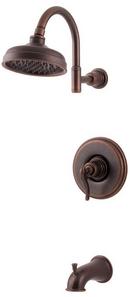 One Handle Single Function Bathtub & Shower Faucet in Rustic Bronze (Trim Only)