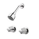 Two Handle Multi Function Shower Faucet in Polished Chrome
