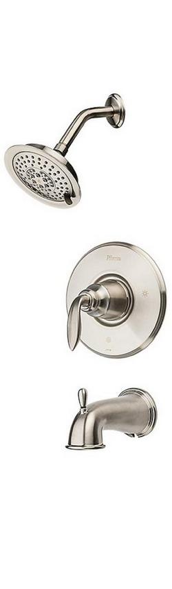 Single Handle Multi Function Bathtub & Shower Faucet in Brushed Nickel (Trim Only)