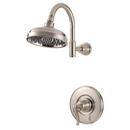 Pfister Brushed Nickel 1.8 gpm Pressure Balance Shower Only Trim Kit with Single Lever Handle