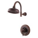 One Handle Single Function Shower Faucet in Rustic Bronze (Trim Only)