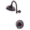 One Handle Single Function Shower Faucet in Tuscan Bronze (Trim Only)