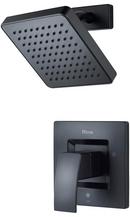 Pfister Matte Black 1.8 gpm Pressure Balance Shower Only Trim Kit with Single Lever Handle