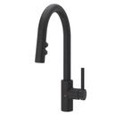 Pfister Matte Black Single Handle Pull Down Kitchen Faucet 