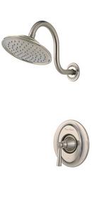 1.8 gpm Shower Faucet Trim Only with Single Lever Handle in Brushed Nickel