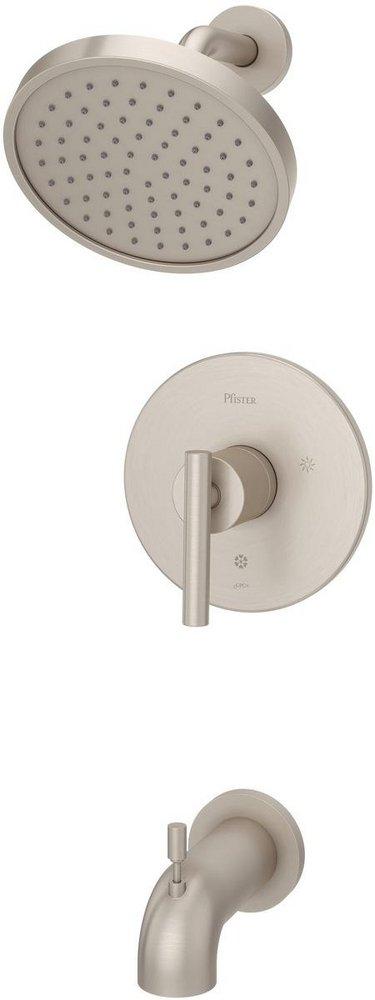 Pfister Brushed Nickel Single Handle Single Function Bathtub & Shower Faucet Trim Only 