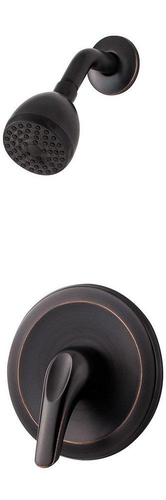 Pfister Tuscan Bronze 1.8 gpm Pressure Balance Shower Only Trim Kit with Single Lever Handle 