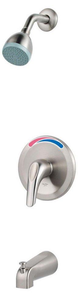 Pfister Brushed Nickel Single Handle Single Function Bathtub & Shower Faucet (Trim Only) 