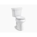 KOHLER White 1.28 gpf Round Two Piece Toilet 