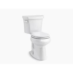 1.28 gpf Round Two Piece Toilet in White