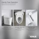 White Elongated Wall Mount Toilet 