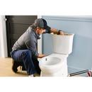 KOHLER White 1.28 gpf Elongated Two Piece Toilet 