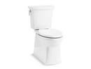 KOHLER White 1.28 gpf Elongated Two Piece Toilet 