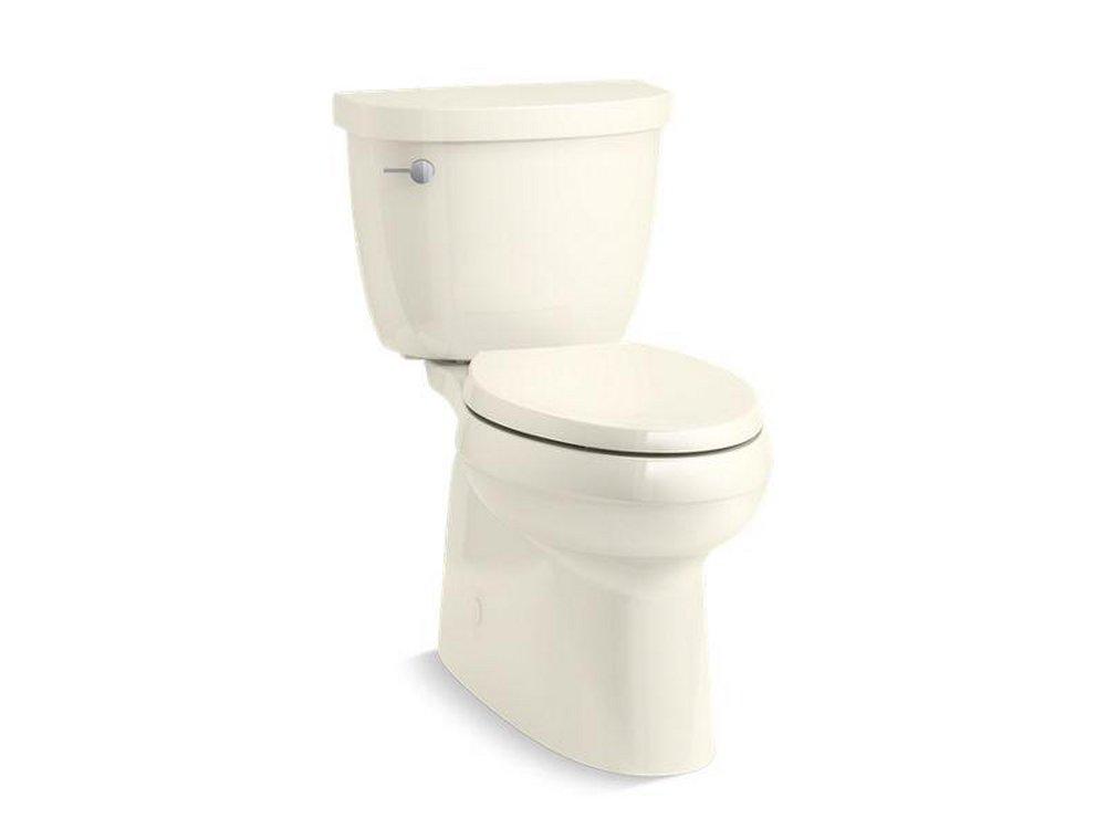 KOHLER Biscuit 1.28 gpf Elongated Two Piece Toilet 