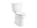 KOHLER White 1.28 gpf Elongated Two Piece Toilet 